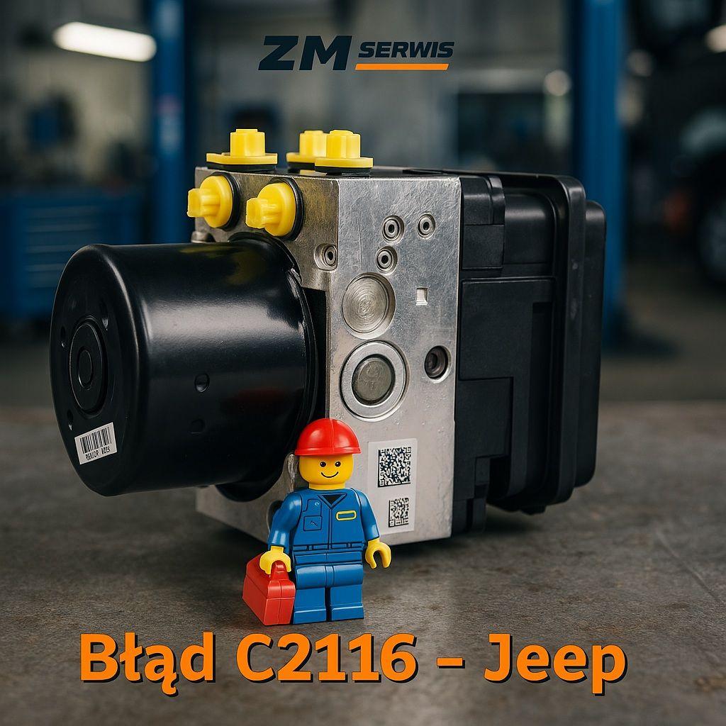 Błąd C2116 w Jeep – usterka pompy ABS ATE, którą da się naprawić